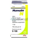 Humulin N Nph 100iu/ml Vial 1x10ml