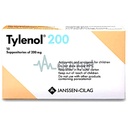 Tylenol 200mg Suppository 10