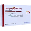 Glucophage 850mg Tablet 30
