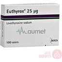 Euthyrox 25mcg Tablet 100