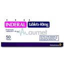Inderal 40mg Tablet 50