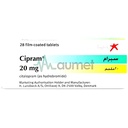 Cipram 20mg Tablet 28