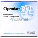 Ciprodar 500mg Tablet 10