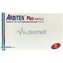 Arbiten Plus 160/12.5mg Tablet 30