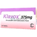 Klavox 375mg Tablet 20