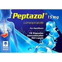 Peptazole 15mg Capsule 14