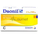 Daonil M 2.5/500mg Tablet 30