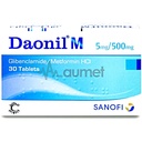 Daonil M 5/500mg Tablet 30