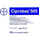 Ciprobay 500mg Tablet 10