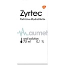 Zyrtec 0.1% Oral Solution 75ml