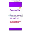 Augmentin 228mg/5ml Suspension 70ml