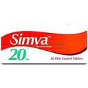 Simva 20mg Tablet 30