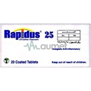 Rapidus 25mg Tablet 20