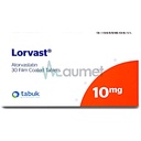 Lorvast 10mg Tablet 30