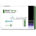 Omiz 20mg Capsule 14