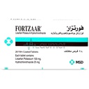 Fortzaar 100/25mg Tablet 28