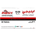 Inegy 20/10mg Tablet 28