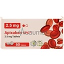 Apixaban SPC 2.5mg Tablet 60