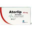 Atorlip 40mg Tablet 30