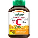 Jamieson Vitamin C 500 Chewable Tablet 100+20