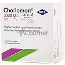 Choriomon 5000iu Powder & Solvent Vial 3