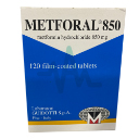 Metforal 850mg Tablet 120