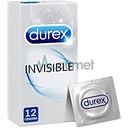 Durex Invisible Extra Thin 12 Condom