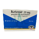 Ketesse 25mg 2.5g Sachet 20