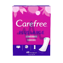 Carefree Cotton Pantyliners Large 48
