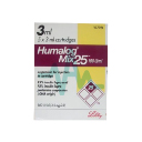 Humalog Mix 25 100iu/ml 3ml Cartridge 5
