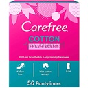 Carefree Cotton Fresh Scented Normal Pantyliner 56