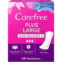 Carefree Plus Large Aloe Pantyliner 48