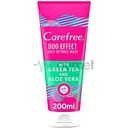 Carefree Duo Effect Aloe Vera & Green Tea Intimate Wash 200ml
