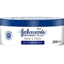 Johnson's Intense Cream Face & Body 200ml