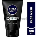 Nivea Deep Face & Beard Wash 100ml