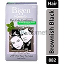 Bigen Speedy Hair Color 20 Brownish Black Conditioner 40g