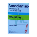Amoclan 400/57mg Chewable Tablet 18