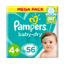 Pampers 4+ Diapers 56