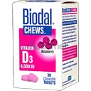 Biodal Chews (Raspberry) D3 4,000 iu 30 TAB