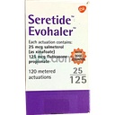 Seretide MDI 125/25mcg Dose 120