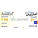 Amaryl 3mg Tablet 30 (01)