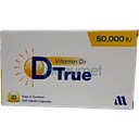 DTRUE 50000 VITAMIN D 10 CAP (01)