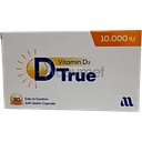 DTRUE 10000 VITAMIN D 30 CAP