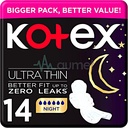 Kotex Ultrathin Pads Night 14