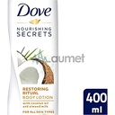 Dove Secrets Coconut Oil & Almond Milk Body Lotion 400ml