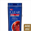 Clear Scalpfoods Anti Dandruff 2in1 Style Express Shampoo 400ml