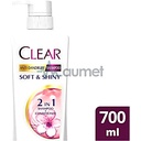 Clear Women Anti Dandruff Soft & Shiny Shampoo 700ml