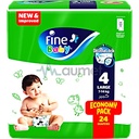 Fine Baby 4 Diapers 24