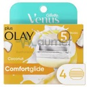 GILLETTE VENUS COMFORT GLIDE COCONUT PLUS OLAY شفرات