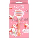 Gillette Venus Comfortglide Spa Breeze Razor 1+2Pcs